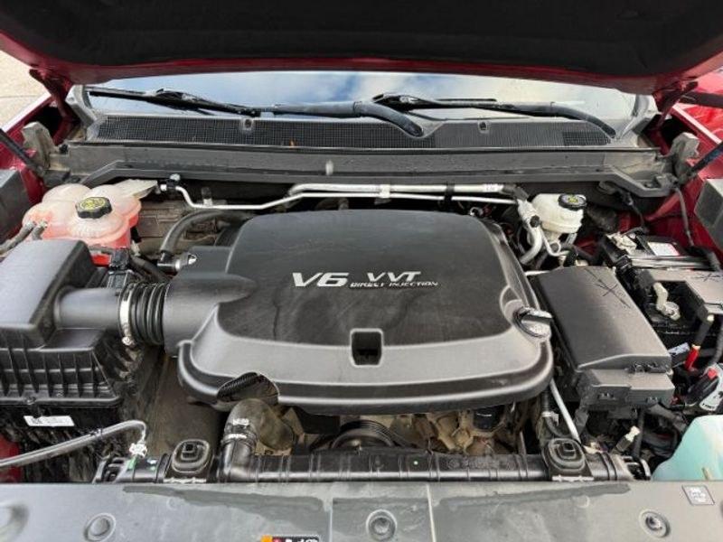 2021 Cayenne Red Tintcoat /Jet Black GMC Canyon 4WD Denali (1GTG6EEN5M1) with an V6, 3.6L engine, 8-speed automatic transmission, located at 1175 N Woodruff Ave, Idaho Falls, ID, 83401, 43.506901, -111.999657 - <b>Vehicle Details</b><br>Elevate every drive with this 2021 GMC Canyon Denali 4WD, now available in Idaho Falls, ID. This premium midsize truck brings bold style, refined comfort, and serious capability together in one impressive package. Powered by a V6, 3.6L gasoline engine, it delivers confident- Photo#23