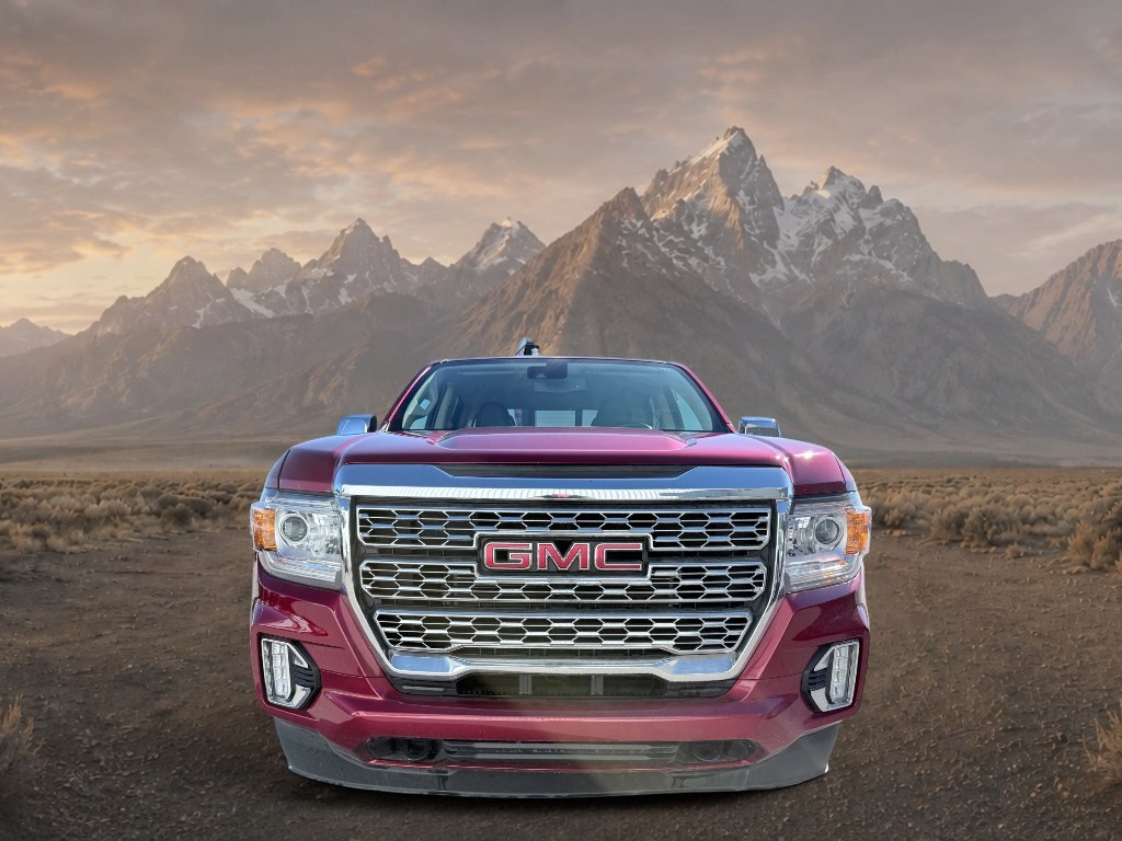 2021 Cayenne Red Tintcoat /Jet Black GMC Canyon 4WD Denali (1GTG6EEN5M1) with an V6, 3.6L engine, 8-speed automatic transmission, located at 1175 N Woodruff Ave, Idaho Falls, ID, 83401, 43.506901, -111.999657 - <b>Vehicle Details</b><br>Elevate every drive with this 2021 GMC Canyon Denali 4WD, now available in Idaho Falls, ID. This premium midsize truck brings bold style, refined comfort, and serious capability together in one impressive package. Powered by a V6, 3.6L gasoline engine, it delivers confident- Photo#7