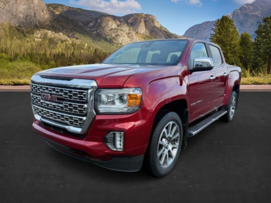 2021 RED /Jet Black GMC Canyon (1GTG6EEN5M1) with an 36L V-6 gasoline direct injection engine, Automatic transmission, located at 1175 N Woodruff Ave, Idaho Falls, ID, 83401, 43.506901, -111.999657 - At Timberline Auto, finding a great deal on your next vehicle is always easy! Our experienced sales staff's goal is to help find you the right vehicle at the right price! Our knowledgeable finance department has options for almost any credit score. We offer extended service contract options to prote - Photo#0