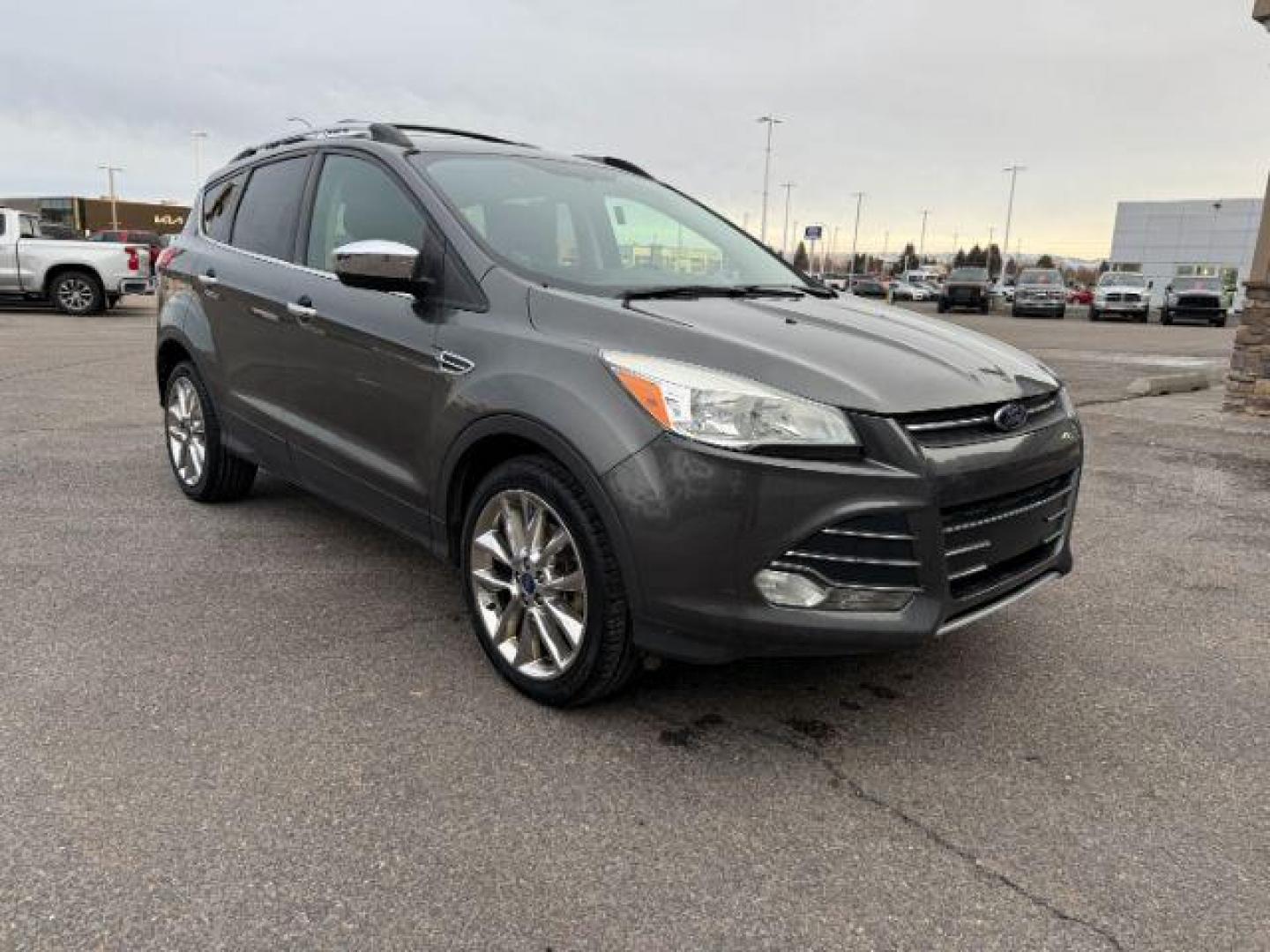 2015 GRAY /Charcoal Black Ford Escape (1FMCU9G91FU) with an EcoBoost 2L I-4 gasoline direct injection engine, Automatic transmission, located at 1175 N Woodruff Ave, Idaho Falls, ID, 83401, 43.506901, -111.999657 - At Timberline Auto, finding a great deal on your next vehicle is always easy! Our experienced sales staff's goal is to help find you the right vehicle at the right price! Our knowledgeable finance department has options for almost any credit score. We offer extended service contract options to prote - Photo#35