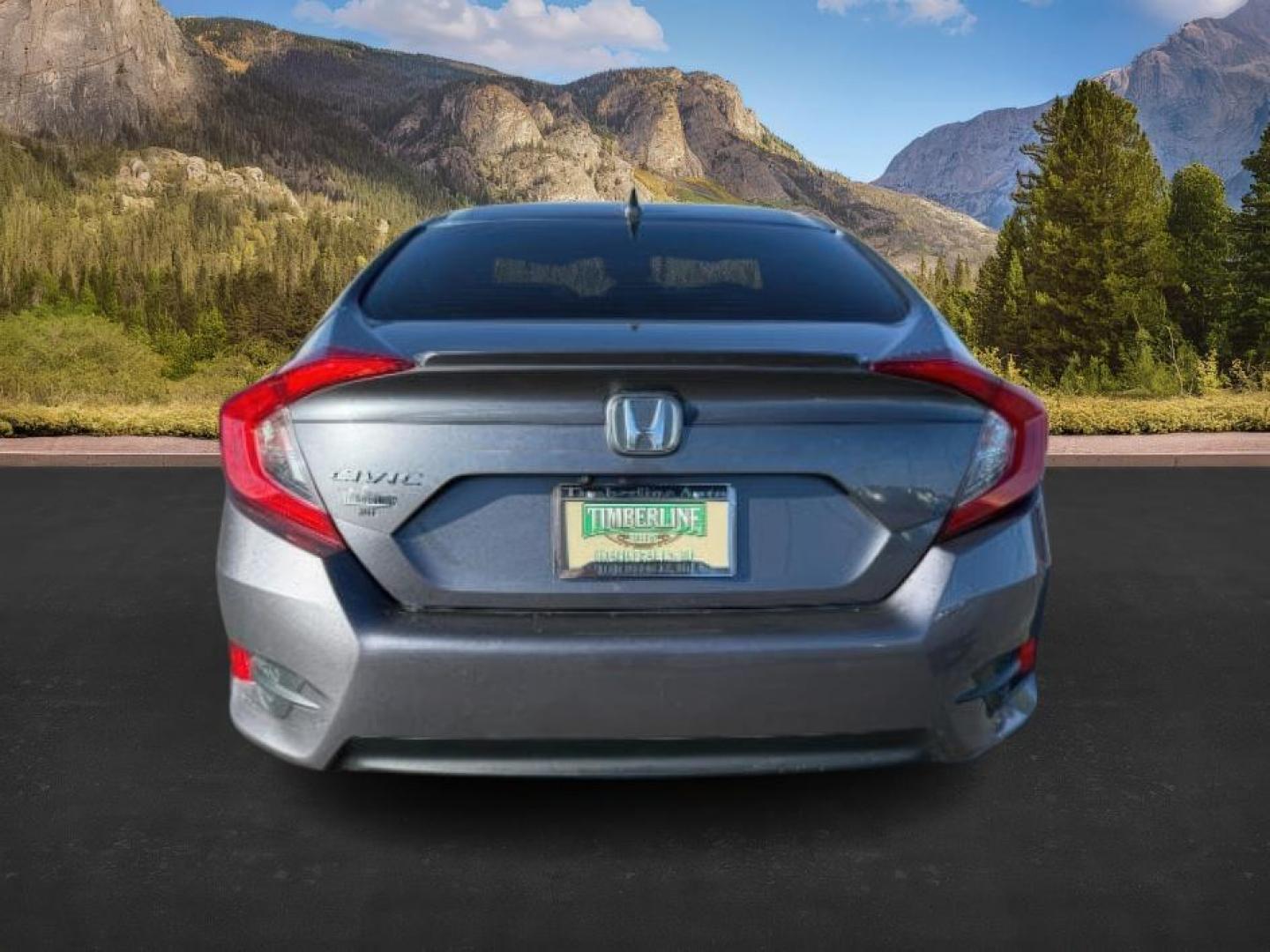 2017 GRAY /Black Honda Civic (19XFC1F35HE) with an 15L I-4 gasoline direct injection engine, Automatic transmission, located at 1175 N Woodruff Ave, Idaho Falls, ID, 83401, 43.506901, -111.999657 - At Timberline Auto, finding a great deal on your next vehicle is always easy! Our experienced sales staff's goal is to help find you the right vehicle at the right price! Our knowledgeable finance department has options for almost any credit score. We offer extended service contract options to prote - Photo#3