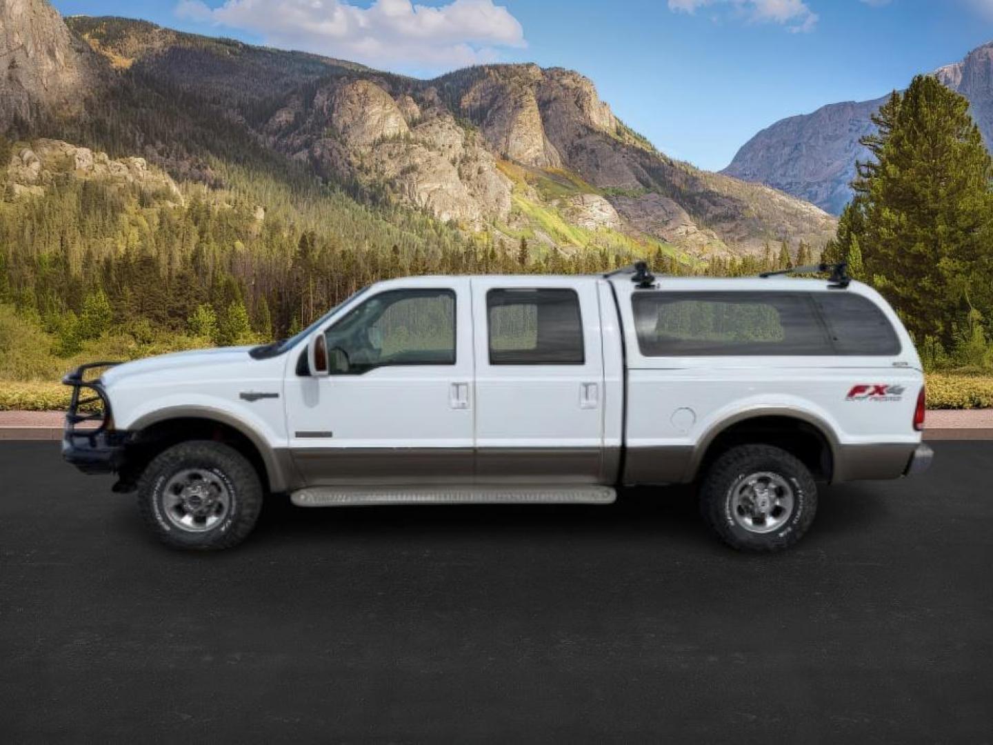 2003 Oxford White Clearcoat /Castano Brown Ford F-250 (1FTNW21P13E) with an Powerstroke 6L V-8 diesel direct injection engine, Automatic transmission, located at 1175 N Woodruff Ave, Idaho Falls, ID, 83401, 43.506901, -111.999657 - At Timberline Auto, finding a great deal on your next vehicle is always easy! Our experienced sales staff's goal is to help find you the right vehicle at the right price! Our knowledgeable finance department has options for almost any credit score. We offer extended service contract options to prote - Photo#1