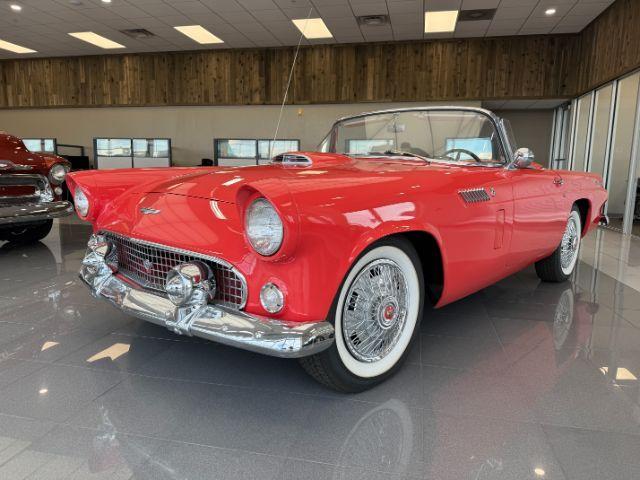 1956 FIESTA RED /VINYL FORD THUNDERBIRD UNKNOWN (P6FH135911) , MANUAL transmission, located at 1235 N Woodruff Ave., Idaho Falls, 83401, (208) 523-1053, 43.507172, -112.000488 - This 1956 Ford Thunderbird is a timeless American classic that blends iconic mid-century styling with open-road driving character. Powered by a gasoline engine paired with a manual transmission and rear-wheel drive, it delivers an authentic vintage driving experience that enthusiasts appreciate. Thi- Photo#17