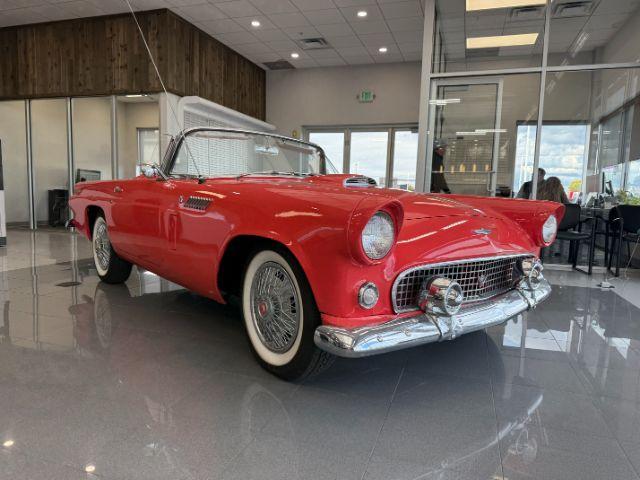 1956 FIESTA RED /VINYL FORD THUNDERBIRD UNKNOWN (P6FH135911) , MANUAL transmission, located at 1235 N Woodruff Ave., Idaho Falls, 83401, (208) 523-1053, 43.507172, -112.000488 - This 1956 Ford Thunderbird is a timeless American classic that blends iconic mid-century styling with open-road driving character. Powered by a gasoline engine paired with a manual transmission and rear-wheel drive, it delivers an authentic vintage driving experience that enthusiasts appreciate. Thi- Photo#23