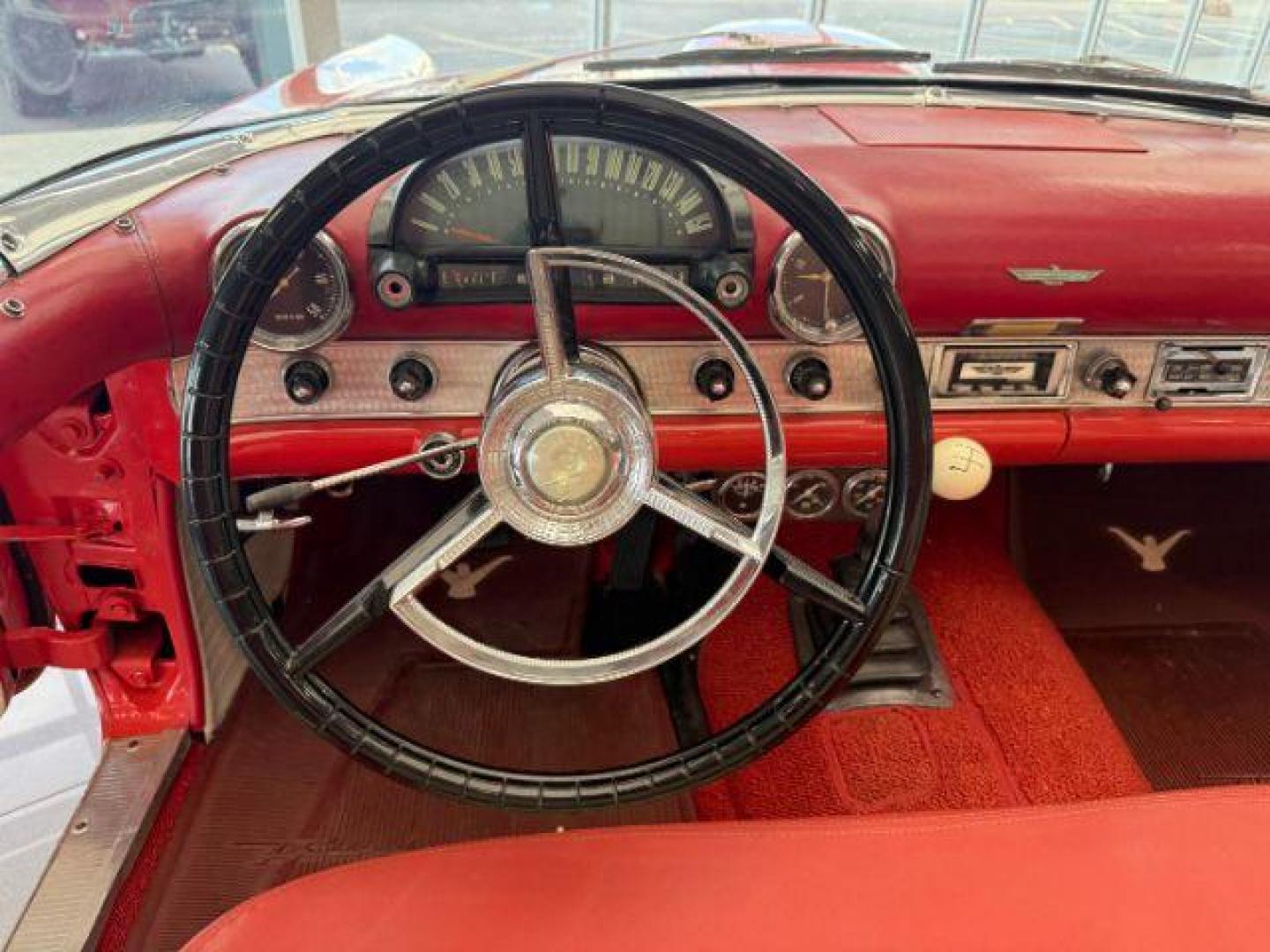 1956 FIESTA RED /VINYL Ford THUNDERBIRD (P6FH135911) , Manual transmission, located at 1175 N Woodruff Ave, Idaho Falls, ID, 83401, 43.506901, -111.999657 - At Timberline Auto, finding a great deal on your next vehicle is always easy! Our experienced sales staff's goal is to help find you the right vehicle at the right price! Our knowledgeable finance department has options for almost any credit score. We offer extended service contract options to prote - Photo#28