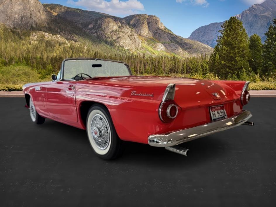 1956 FIESTA RED /VINYL FORD THUNDERBIRD UNKNOWN (P6FH135911) , MANUAL transmission, located at 1235 N Woodruff Ave., Idaho Falls, 83401, (208) 523-1053, 43.507172, -112.000488 - This 1956 Ford Thunderbird is a timeless American classic that blends iconic mid-century styling with open-road driving character. Powered by a gasoline engine paired with a manual transmission and rear-wheel drive, it delivers an authentic vintage driving experience that enthusiasts appreciate. Thi- Photo#2