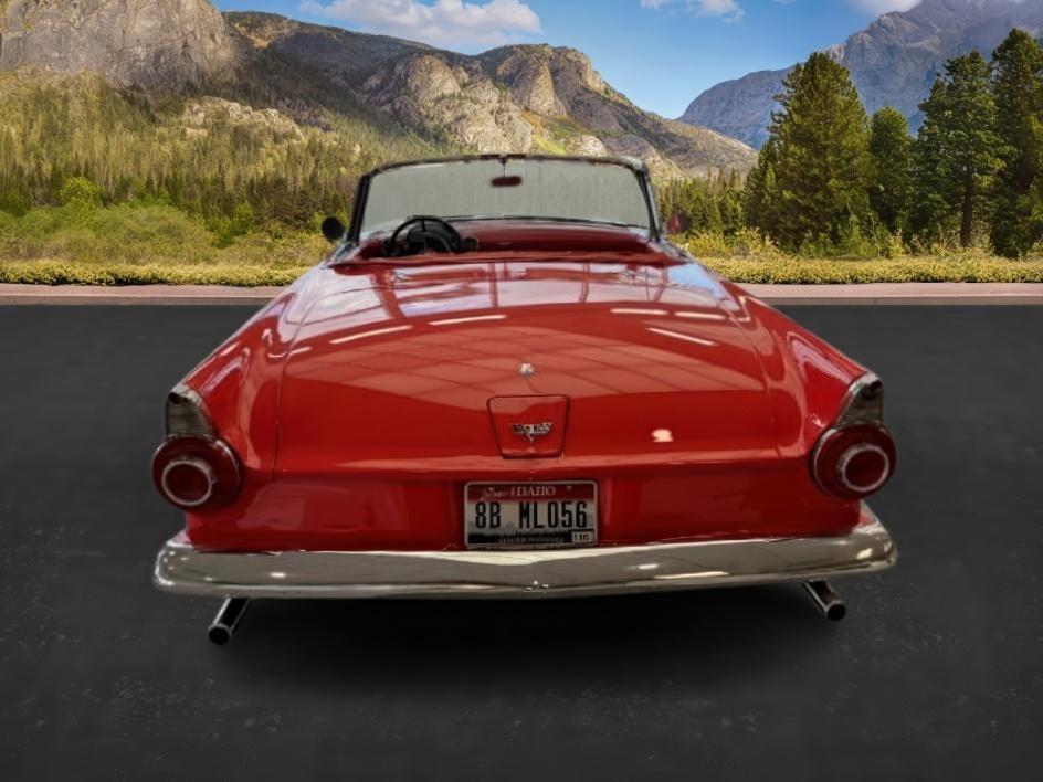 1956 FIESTA RED /VINYL FORD THUNDERBIRD UNKNOWN (P6FH135911) , MANUAL transmission, located at 1235 N Woodruff Ave., Idaho Falls, 83401, (208) 523-1053, 43.507172, -112.000488 - This 1956 Ford Thunderbird is a timeless American classic that blends iconic mid-century styling with open-road driving character. Powered by a gasoline engine paired with a manual transmission and rear-wheel drive, it delivers an authentic vintage driving experience that enthusiasts appreciate. Thi- Photo#3