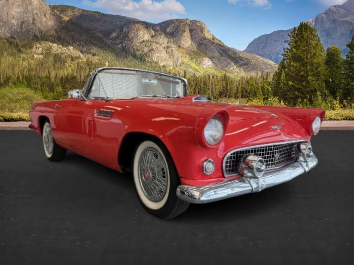 1956 FIESTA RED /VINYL Ford THUNDERBIRD (P6FH135911) , Manual transmission, located at 1175 N Woodruff Ave, Idaho Falls, ID, 83401, 43.506901, -111.999657 - At Timberline Auto, finding a great deal on your next vehicle is always easy! Our experienced sales staff's goal is to help find you the right vehicle at the right price! Our knowledgeable finance department has options for almost any credit score. We offer extended service contract options to prote - Photo#6