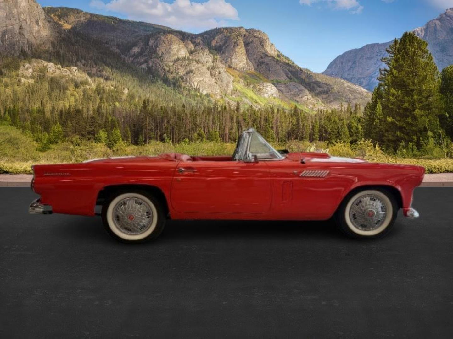 1956 FIESTA RED /VINYL Ford THUNDERBIRD (P6FH135911) , Manual transmission, located at 1175 N Woodruff Ave, Idaho Falls, ID, 83401, 43.506901, -111.999657 - At Timberline Auto, finding a great deal on your next vehicle is always easy! Our experienced sales staff's goal is to help find you the right vehicle at the right price! Our knowledgeable finance department has options for almost any credit score. We offer extended service contract options to prote - Photo#5