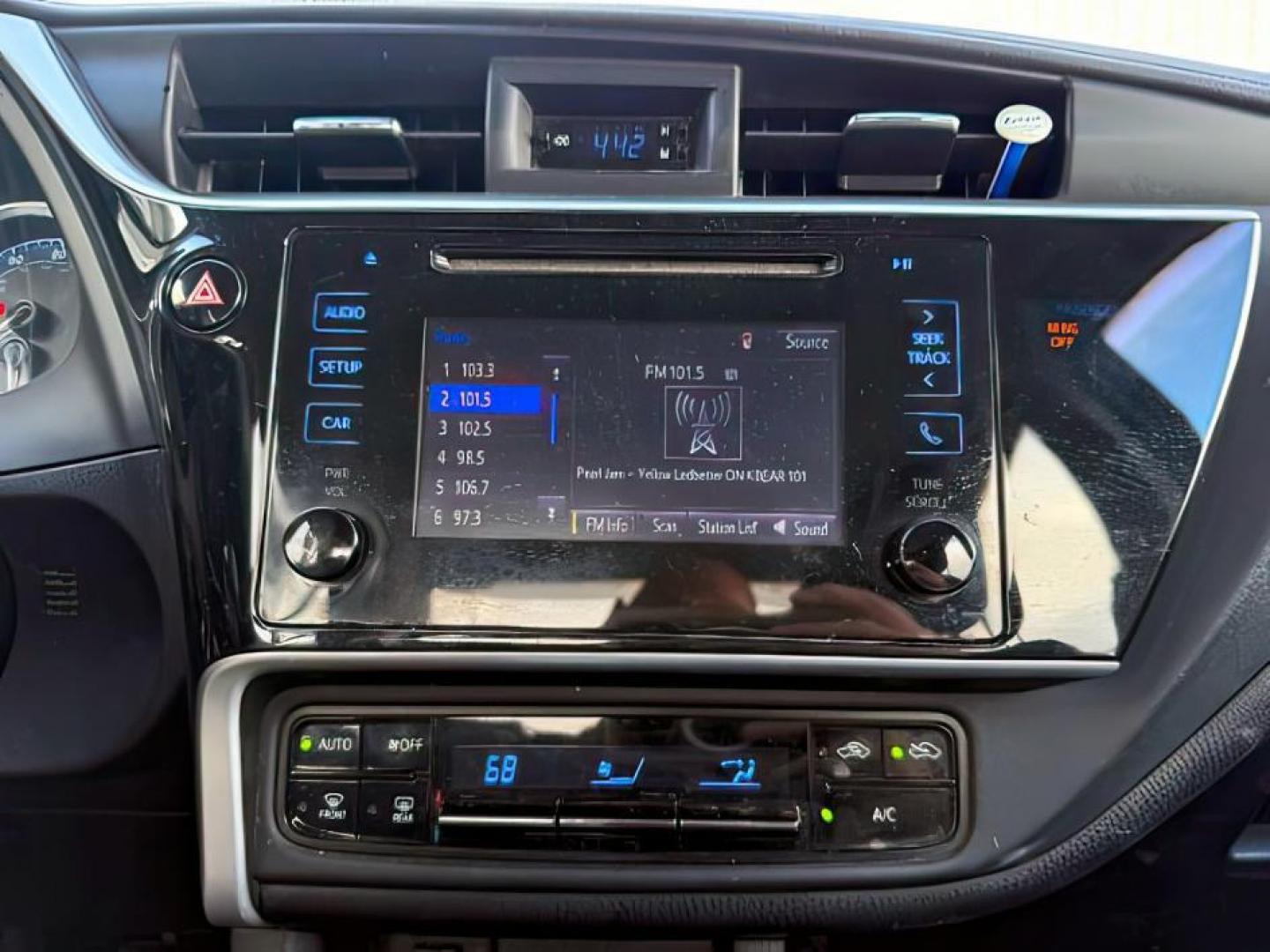 2018 BLACK /Steel Gray Toyota Corolla (5YFBURHE8JP) with an 18L I-4 DOHC engine, Automatic transmission, located at 1175 N Woodruff Ave, Idaho Falls, ID, 83401, 43.506901, -111.999657 - At Timberline Auto, finding a great deal on your next vehicle is always easy! Our experienced sales staff's goal is to help find you the right vehicle at the right price! Our knowledgeable finance department has options for almost any credit score. We offer extended service contract options to prote - Photo#11