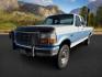 1996 WHITE/BLUE /CLOTH Ford F-250 (1FTHX26G6TE) with an 75L engine, Manual transmission, located at 1175 N Woodruff Ave, Idaho Falls, ID, 83401, 43.506901, -111.999657 - At Timberline Auto, finding a great deal on your next vehicle is always easy! Our experienced sales staff's goal is to help find you the right vehicle at the right price! Our knowledgeable finance department has options for almost any credit score. We offer extended service contract options to prote - Photo#0