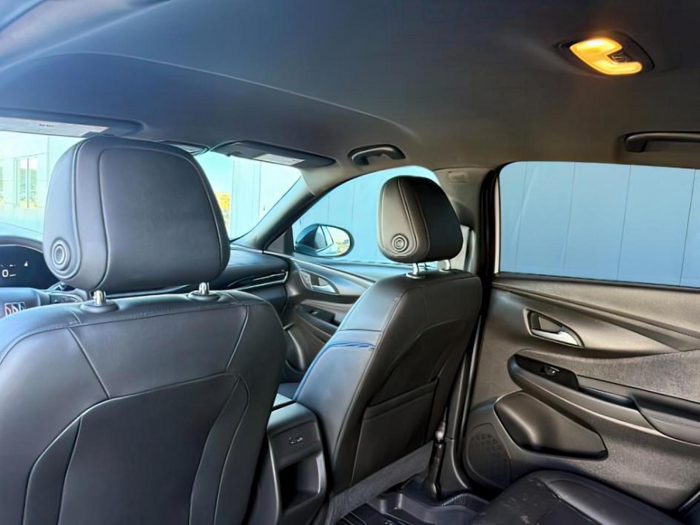 2024 Summit White /Ebony w/Santorini Blue Stitching Buick Envista (KL47LBE22RB) with an Ecotec 12L I-3 gasoline direct injection engine, Automatic transmission, located at 1175 N Woodruff Ave, Idaho Falls, ID, 83401, 43.506901, -111.999657 - At Timberline Auto, finding a great deal on your next vehicle is always easy! Our experienced sales staff's goal is to help find you the right vehicle at the right price! Our knowledgeable finance department has options for almost any credit score. We offer extended service contract options to prote - Photo#19