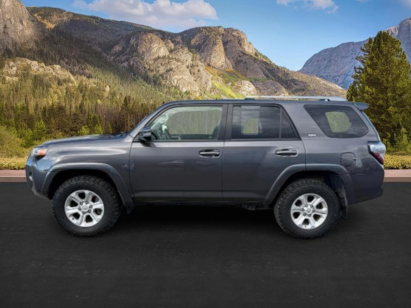 2018 Magnetic Gray Metallic /Black Graphite Toyota 4Runner SR5 (JTEBU5JR0J5) with an 4L V-6 DOHC engine, AUTOMATIC transmission, located at 1235 N Woodruff Ave., Idaho Falls, 83401, (208) 523-1053, 43.507172, -112.000488 - At Timberline Auto, finding a great deal on your next vehicle is always easy! Our experienced sales staff's goal is to help find you the right vehicle at the right price! Our knowledgeable finance department has options for almost any credit score. We offer extended service contract options to prote - Photo#1