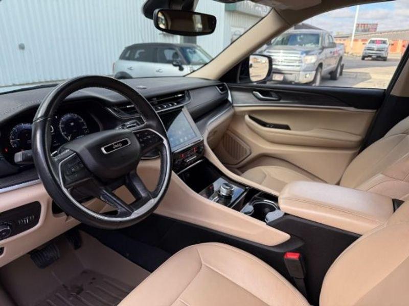 2021 Silver Zynith /Wicker Beige/Global Black Jeep Grand Cherokee L Limited (1C4RJKBG6M8) with an V6, 3.6L engine, 8-speed automatic transmission, located at 1175 N Woodruff Ave, Idaho Falls, ID, 83401, 43.506901, -111.999657 - <b>Vehicle Details</b><br>Take on every drive with confidence in this 2021 Jeep Grand Cherokee L Limited 4WD, now available in Idaho Falls, ID. Powered by a V6, 3.6L gasoline engine, this three-row SUV delivers the strength, refinement, and versatility drivers want for daily commuting, family travel- Photo#13
