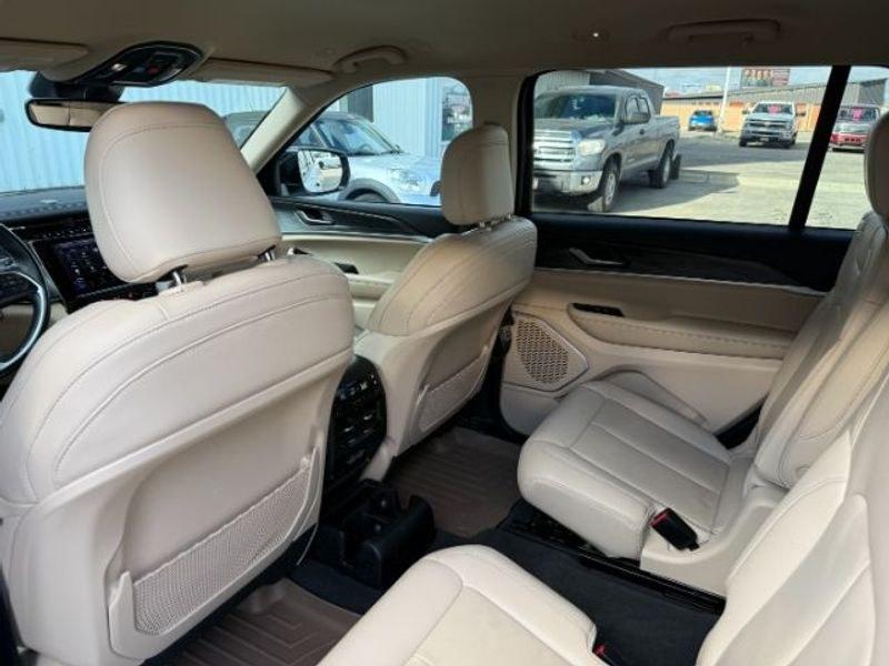 2021 Silver Zynith /Wicker Beige/Global Black Jeep Grand Cherokee L Limited (1C4RJKBG6M8) with an V6, 3.6L engine, 8-speed automatic transmission, located at 1175 N Woodruff Ave, Idaho Falls, ID, 83401, 43.506901, -111.999657 - <b>Vehicle Details</b><br>Take on every drive with confidence in this 2021 Jeep Grand Cherokee L Limited 4WD, now available in Idaho Falls, ID. Powered by a V6, 3.6L gasoline engine, this three-row SUV delivers the strength, refinement, and versatility drivers want for daily commuting, family travel- Photo#23