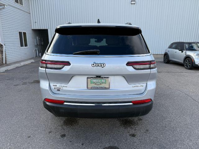 2021 Silver Zynith /Global Black Jeep Grand Cherokee L Limited 4x4 (1C4RJKBG6M8) with an Pentastar 3.6L V-6 DOHC engine, AUTOMATIC transmission, located at 1235 N Woodruff Ave., Idaho Falls, 83401, (208) 523-1053, 43.507172, -112.000488- Photo#29