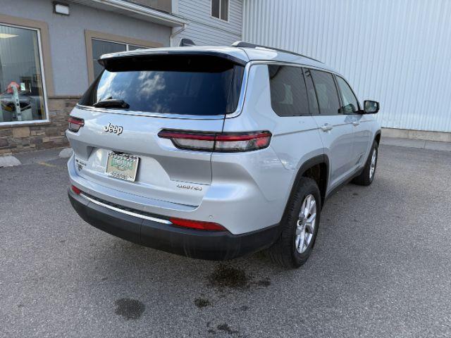 2021 Silver Zynith /Global Black Jeep Grand Cherokee L Limited 4x4 (1C4RJKBG6M8) with an Pentastar 3.6L V-6 DOHC engine, AUTOMATIC transmission, located at 1235 N Woodruff Ave., Idaho Falls, 83401, (208) 523-1053, 43.507172, -112.000488- Photo#33
