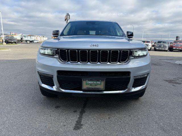 2021 Silver Zynith /Global Black Jeep Grand Cherokee L Limited 4x4 (1C4RJKBG6M8) with an Pentastar 3.6L V-6 DOHC engine, AUTOMATIC transmission, located at 1235 N Woodruff Ave., Idaho Falls, 83401, (208) 523-1053, 43.507172, -112.000488- Photo#36