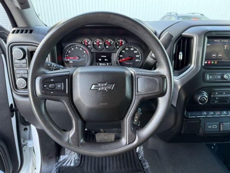2021 Summit White /Jet Black Chevrolet Silverado Custom Trail Boss (3GCPYCEF3MG) with an V8, 5.3L engine, 6-speed automatic transmission, located at 1175 N Woodruff Ave, Idaho Falls, ID, 83401, 43.506901, -111.999657 - <b>Vehicle Details</b><br>Built for hard work, weekend adventures, and everything in between, this pre-owned 2021 Chevrolet Silverado 1500 Trail Boss Custom delivers the bold capability truck shoppers want. Equipped with 4WD and a powerful V8, 5.3L Gasoline engine, this Chevrolet Silverado is ready- Photo#14