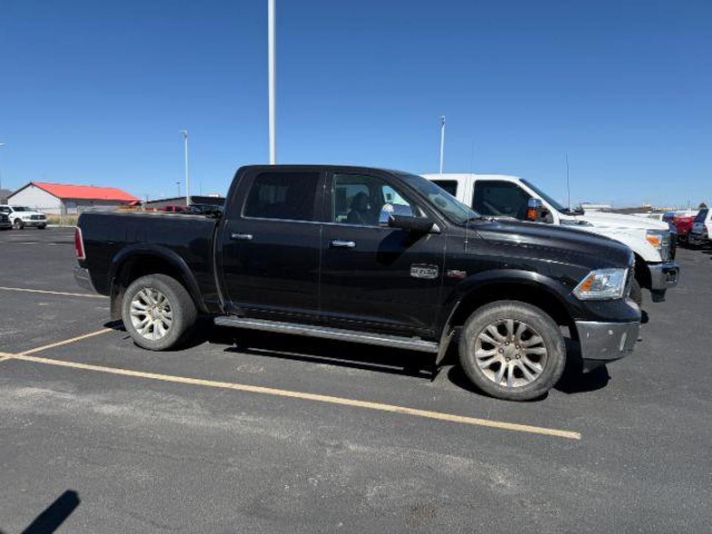 2017 BLACK /LEATHER Ram 1500 (1C6RR7PT4HS) with an 57 engine, Automatic transmission, located at 1175 N Woodruff Ave, Idaho Falls, ID, 83401, 43.506901, -111.999657 - At Timberline Auto, finding a great deal on your next vehicle is always easy! Our experienced sales staff's goal is to help find you the right vehicle at the right price! Our knowledgeable finance department has options for almost any credit score. We offer extended service contract options to prote - Photo#1