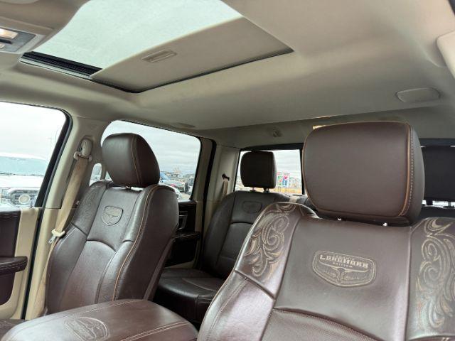 2017 BLACK /LEATHER RAM 1500 LARAMIE LONGHORN (1C6RR7PT4HS) with an 5.7 engine, AUTOMATIC transmission, located at 1235 N Woodruff Ave., Idaho Falls, 83401, (208) 523-1053, 43.507172, -112.000488 - At Timberline Auto, finding a great deal on your next vehicle is always easy! Our experienced sales staff's goal is to help find you the right vehicle at the right price! Our knowledgeable finance department has options for almost any credit score. We offer extended service contract options to prote- Photo#46