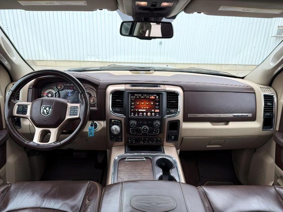 2017 BLACK /LEATHER Ram 1500 (1C6RR7PT4HS) with an 57 engine, Automatic transmission, located at 1175 N Woodruff Ave, Idaho Falls, ID, 83401, 43.506901, -111.999657 - This 2017 Ram 1500 combines full-size truck capability with comfort features that make it easy to use every day. Powered by a 5.7L HEMI V8 and equipped with 4x4, it delivers strong towing and hauling performance while handling changing road conditions with confidence. Inside, the leather interior ad- Photo#21