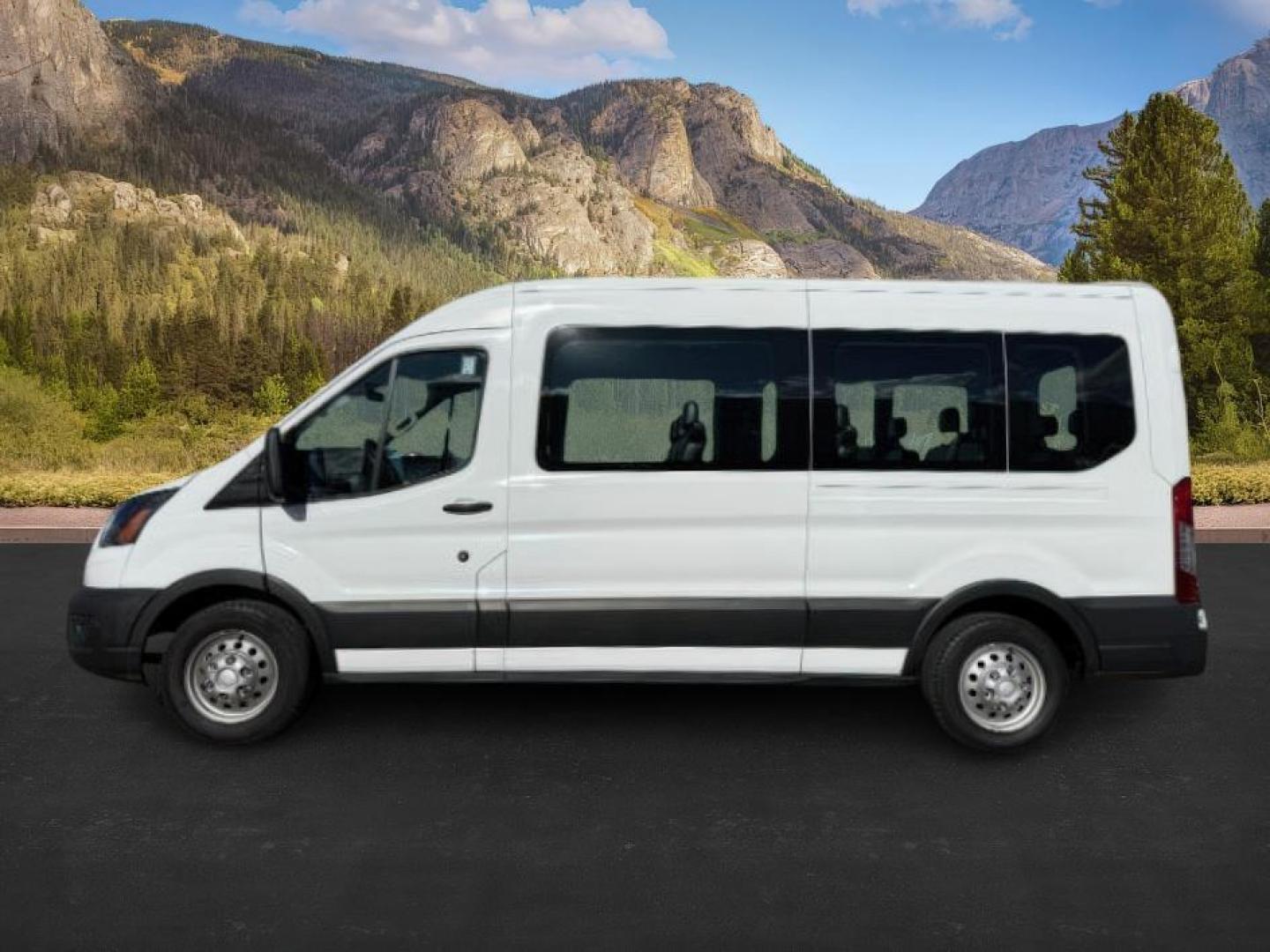 2021 Oxford White /Ebony Ford Transit-350 Passenger Van (1FBAX9C83MK) with an EcoBoost 35L V-6 gasoline direct injection engine, Automatic transmission, located at 1175 N Woodruff Ave, Idaho Falls, ID, 83401, 43.506901, -111.999657 - At Timberline Auto, finding a great deal on your next vehicle is always easy! Our experienced sales staff's goal is to help find you the right vehicle at the right price! Our knowledgeable finance department has options for almost any credit score. We offer extended service contract options to prote - Photo#1