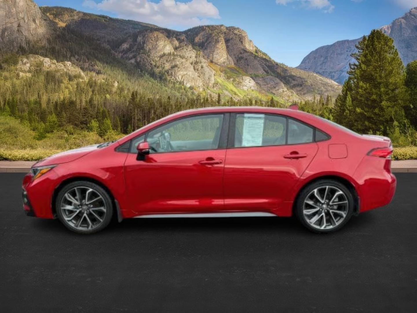 2021 RED /CLOTH Toyota Corolla (5YFM4MCE4MP) with an 20 I4 engine, Manual transmission, located at 1175 N Woodruff Ave, Idaho Falls, ID, 83401, 43.506901, -111.999657 - At Timberline Auto, finding a great deal on your next vehicle is always easy! Our experienced sales staff's goal is to help find you the right vehicle at the right price! Our knowledgeable finance department has options for almost any credit score. We offer extended service contract options to prote - Photo#1