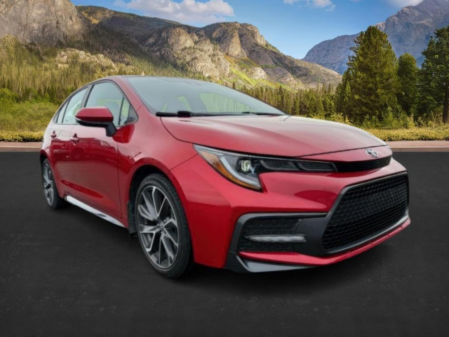 2021 RED /CLOTH Toyota Corolla (5YFM4MCE4MP) with an 20 I4 engine, Manual transmission, located at 1175 N Woodruff Ave, Idaho Falls, ID, 83401, 43.506901, -111.999657 - At Timberline Auto, finding a great deal on your next vehicle is always easy! Our experienced sales staff's goal is to help find you the right vehicle at the right price! Our knowledgeable finance department has options for almost any credit score. We offer extended service contract options to prote - Photo#7