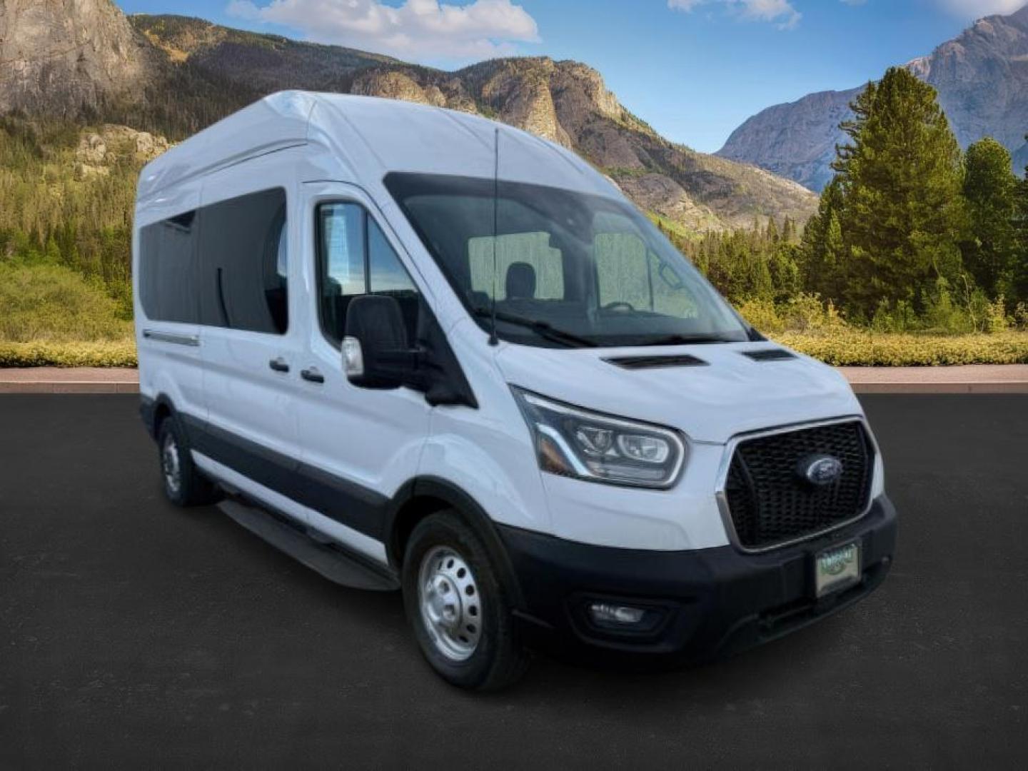 2023 Oxford White /Ebony Ford Transit Passenger Wagon (1FBAX9X80PK) with an 35L V-6 portdirect injection engine, Automatic transmission, located at 1175 N Woodruff Ave, Idaho Falls, ID, 83401, 43.506901, -111.999657 - Photo#8