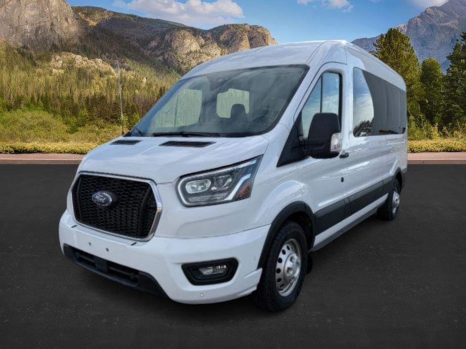 2023 Oxford White /Ebony Ford Transit-350 Passenger Van (1FBAX9C82PK) with an EcoBoost 35L V-6 gasoline direct injection engine, Automatic transmission, located at 1175 N Woodruff Ave, Idaho Falls, ID, 83401, 43.506901, -111.999657 - At Timberline Auto, finding a great deal on your next vehicle is always easy! Our experienced sales staff's goal is to help find you the right vehicle at the right price! Our knowledgeable finance department has options for almost any credit score. We offer extended service contract options to prote - Photo#0