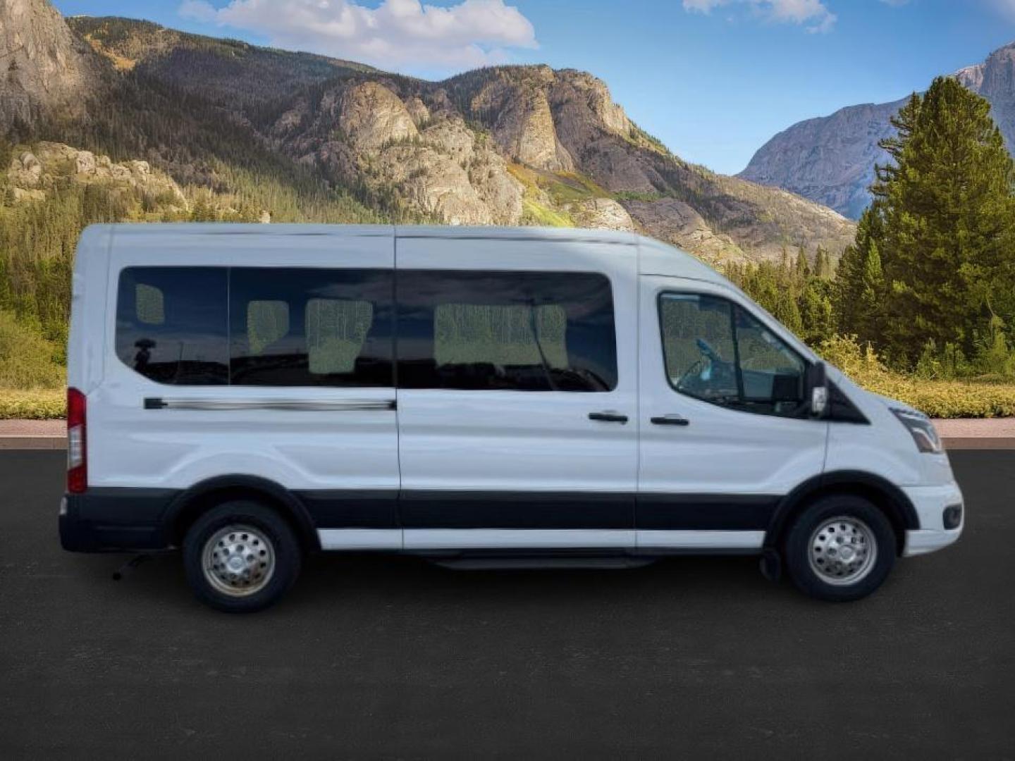 2023 Oxford White /Ebony Ford Transit-350 Passenger Van XLT (1FBAX9C82PK) with an EcoBoost 3.5L V-6 gasoline direct injection engine, AUTOMATIC transmission, located at 1235 N Woodruff Ave., Idaho Falls, 83401, (208) 523-1053, 43.507172, -112.000488 - At Timberline Auto, finding a great deal on your next vehicle is always easy! Our experienced sales staff's goal is to help find you the right vehicle at the right price! Our knowledgeable finance department has options for almost any credit score. We offer extended service contract options to prote - Photo#7