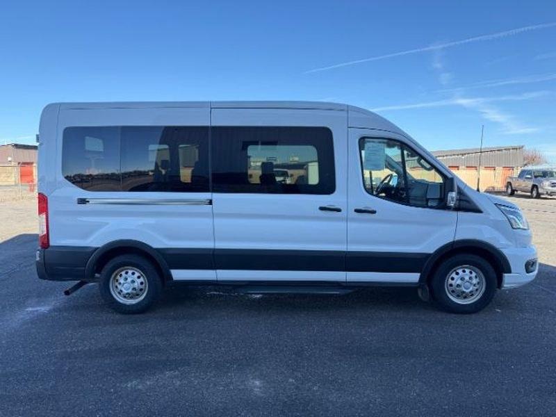 2023 Oxford White /Ebony Ford Transit Wagon XLT (1FBAX9C82PK) with an V6, 3.5L engine, 10-speed automatic transmission, located at 1175 N Woodruff Ave, Idaho Falls, ID, 83401, 43.506901, -111.999657 - <b>Vehicle Details</b><br>Looking for a versatile passenger van that delivers comfort, capability, and modern convenience? This pre-owned 2023 Ford Transit Wagon T-350 Med Roof Slide XL is a smart choice for families, businesses, and shuttle service needs alike. With 48,741 miles, AWD confidence, an- Photo#7