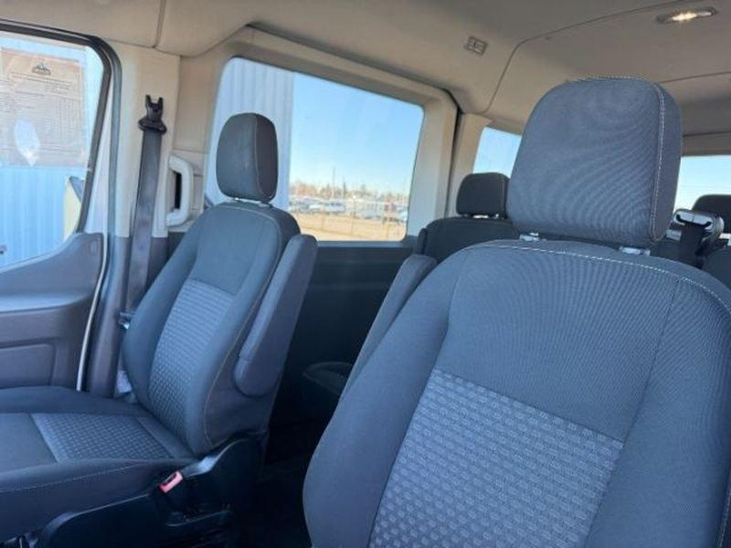 2023 Oxford White /Ebony Ford Transit Wagon XLT (1FBAX9C82PK) with an V6, 3.5L engine, 10-speed automatic transmission, located at 1175 N Woodruff Ave, Idaho Falls, ID, 83401, 43.506901, -111.999657 - <b>Vehicle Details</b><br>Looking for a versatile passenger van that delivers comfort, capability, and modern convenience? This pre-owned 2023 Ford Transit Wagon T-350 Med Roof Slide XL is a smart choice for families, businesses, and shuttle service needs alike. With 48,741 miles, AWD confidence, an- Photo#18