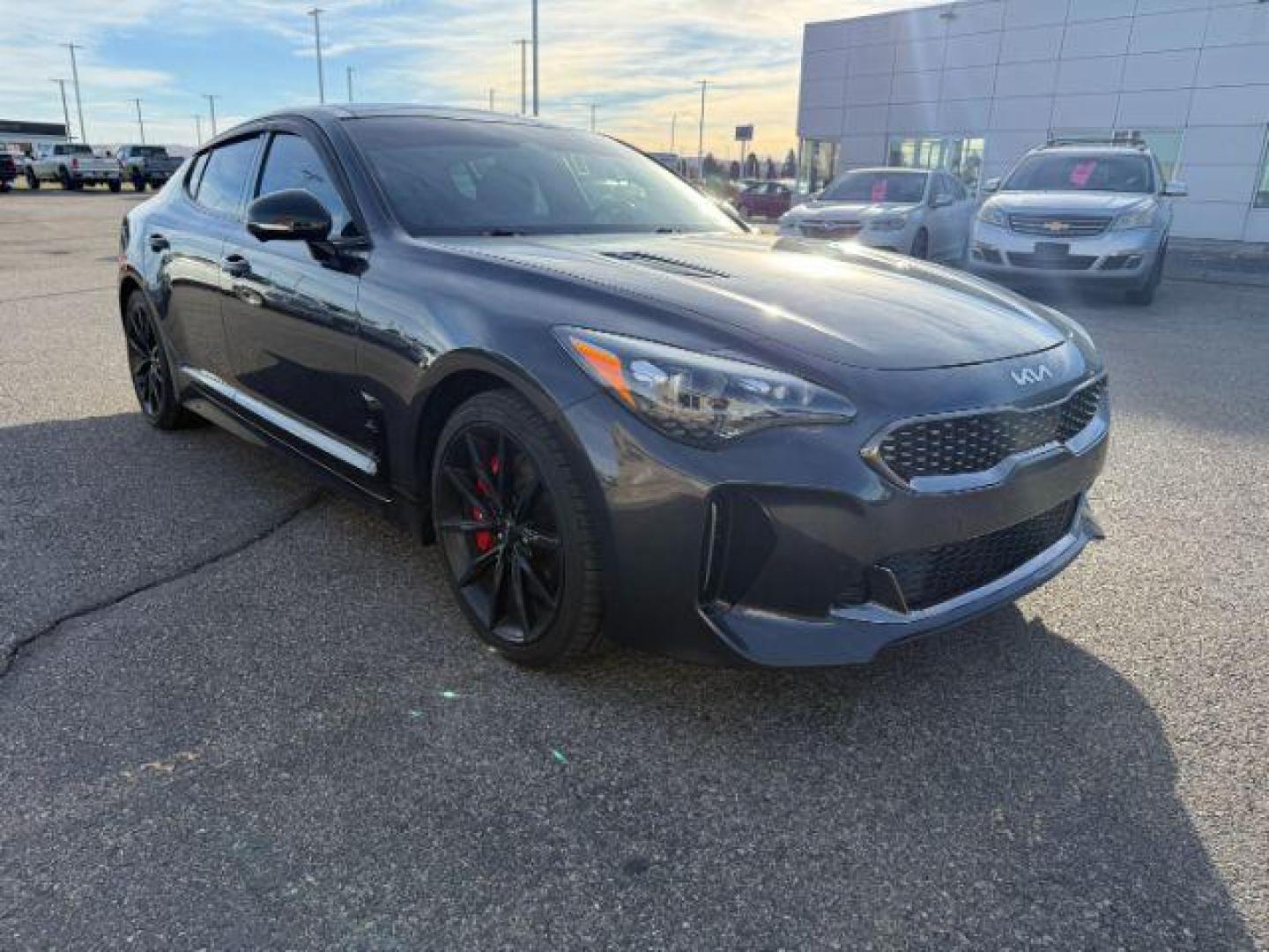 2023 CHARCOAL GRAY /Black KIA Stinger (KNAE55LC8P6) with an LAMBDA II 33L V-6 gasoline direct injection engine, Automatic transmission, located at 1175 N Woodruff Ave, Idaho Falls, ID, 83401, 43.506901, -111.999657 - At Timberline Auto, finding a great deal on your next vehicle is always easy! Our experienced sales staff's goal is to help find you the right vehicle at the right price! Our knowledgeable finance department has options for almost any credit score. We offer extended service contract options to prote - Photo#32