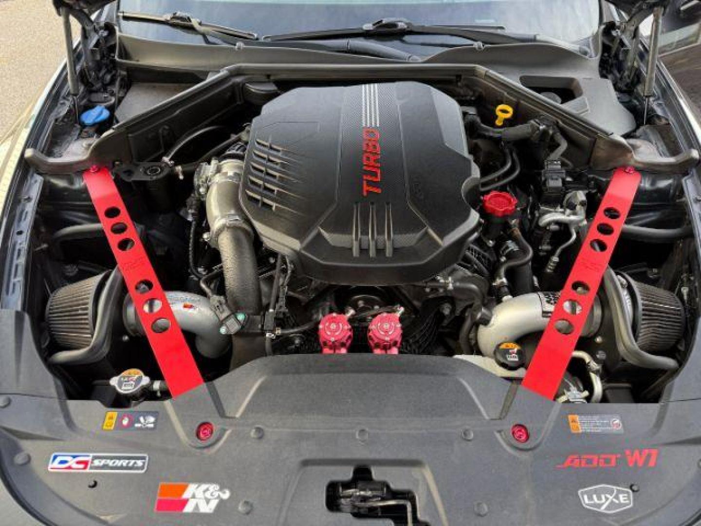 2023 CHARCOAL GRAY /Black KIA Stinger (KNAE55LC8P6) with an LAMBDA II 33L V-6 gasoline direct injection engine, Automatic transmission, located at 1175 N Woodruff Ave, Idaho Falls, ID, 83401, 43.506901, -111.999657 - At Timberline Auto, finding a great deal on your next vehicle is always easy! Our experienced sales staff's goal is to help find you the right vehicle at the right price! Our knowledgeable finance department has options for almost any credit score. We offer extended service contract options to prote - Photo#49