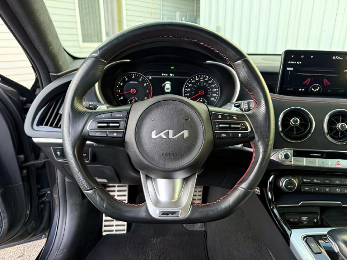 2023 CHARCOAL GRAY /Black KIA Stinger (KNAE55LC8P6) with an LAMBDA II 33L V-6 gasoline direct injection engine, Automatic transmission, located at 1175 N Woodruff Ave, Idaho Falls, ID, 83401, 43.506901, -111.999657 - At Timberline Auto, finding a great deal on your next vehicle is always easy! Our experienced sales staff's goal is to help find you the right vehicle at the right price! Our knowledgeable finance department has options for almost any credit score. We offer extended service contract options to prote - Photo#13
