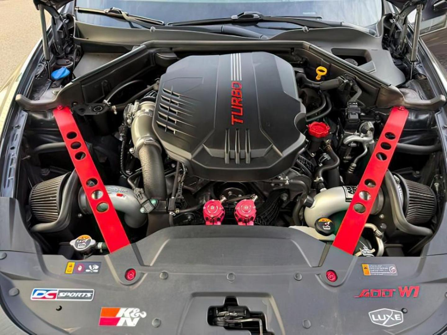 2023 CHARCOAL GRAY /Black KIA Stinger (KNAE55LC8P6) with an LAMBDA II 33L V-6 gasoline direct injection engine, Automatic transmission, located at 1175 N Woodruff Ave, Idaho Falls, ID, 83401, 43.506901, -111.999657 - At Timberline Auto, finding a great deal on your next vehicle is always easy! Our experienced sales staff's goal is to help find you the right vehicle at the right price! Our knowledgeable finance department has options for almost any credit score. We offer extended service contract options to prote - Photo#24