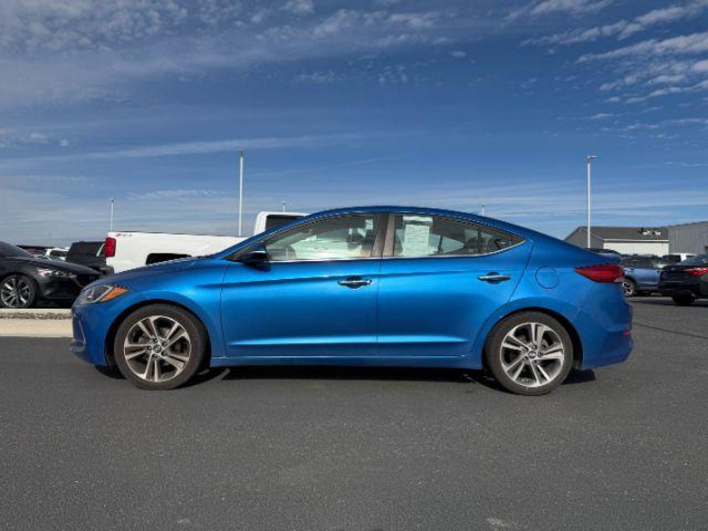 2017 Electric Blue /Black Hyundai Elantra (5NPD84LF4HH) with an Nu 2L I-4 DOHC engine, Automatic transmission, located at 1175 N Woodruff Ave, Idaho Falls, ID, 83401, 43.506901, -111.999657 - At Timberline Auto, finding a great deal on your next vehicle is always easy! Our experienced sales staff's goal is to help find you the right vehicle at the right price! Our knowledgeable finance department has options for almost any credit score. We offer extended service contract options to prote - Photo#1