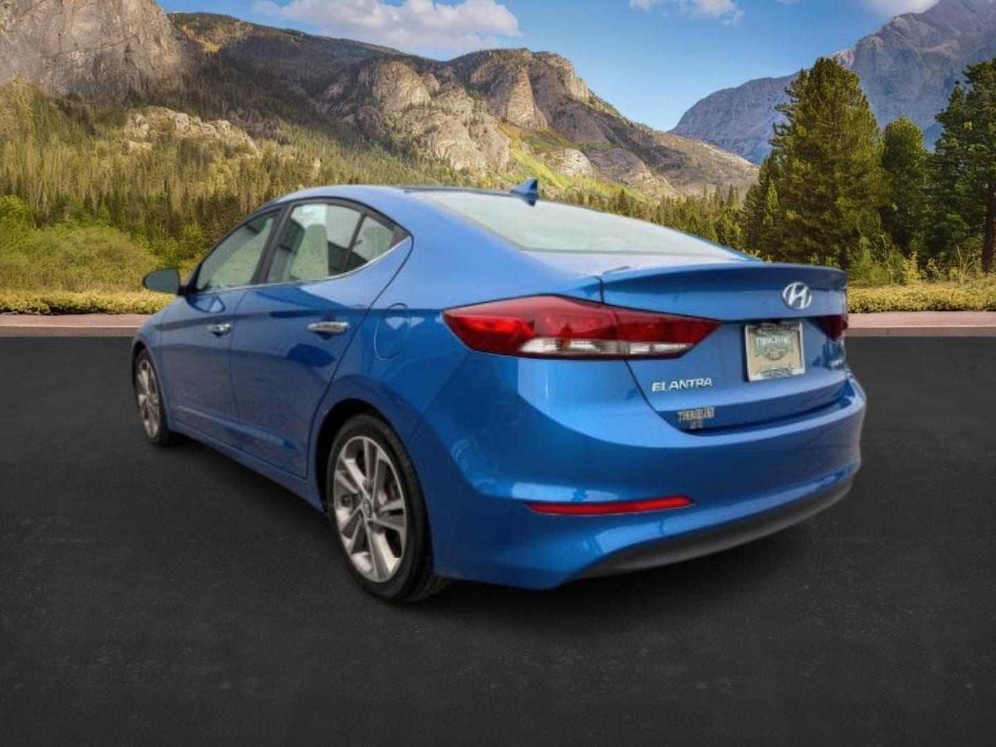 2017 Electric Blue /Black Hyundai Elantra (5NPD84LF4HH) with an Nu 2L I-4 DOHC engine, Automatic transmission, located at 1175 N Woodruff Ave, Idaho Falls, ID, 83401, 43.506901, -111.999657 - At Timberline Auto, finding a great deal on your next vehicle is always easy! Our experienced sales staff's goal is to help find you the right vehicle at the right price! Our knowledgeable finance department has options for almost any credit score. We offer extended service contract options to prote - Photo#2