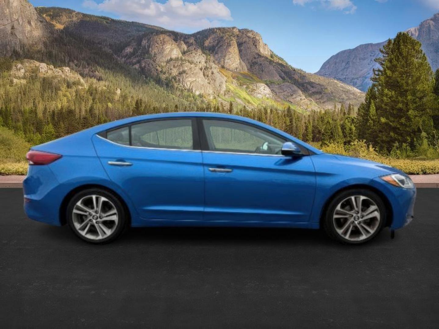 2017 Electric Blue /Black Hyundai Elantra (5NPD84LF4HH) with an Nu 2L I-4 DOHC engine, Automatic transmission, located at 1175 N Woodruff Ave, Idaho Falls, ID, 83401, 43.506901, -111.999657 - At Timberline Auto, finding a great deal on your next vehicle is always easy! Our experienced sales staff's goal is to help find you the right vehicle at the right price! Our knowledgeable finance department has options for almost any credit score. We offer extended service contract options to prote - Photo#6