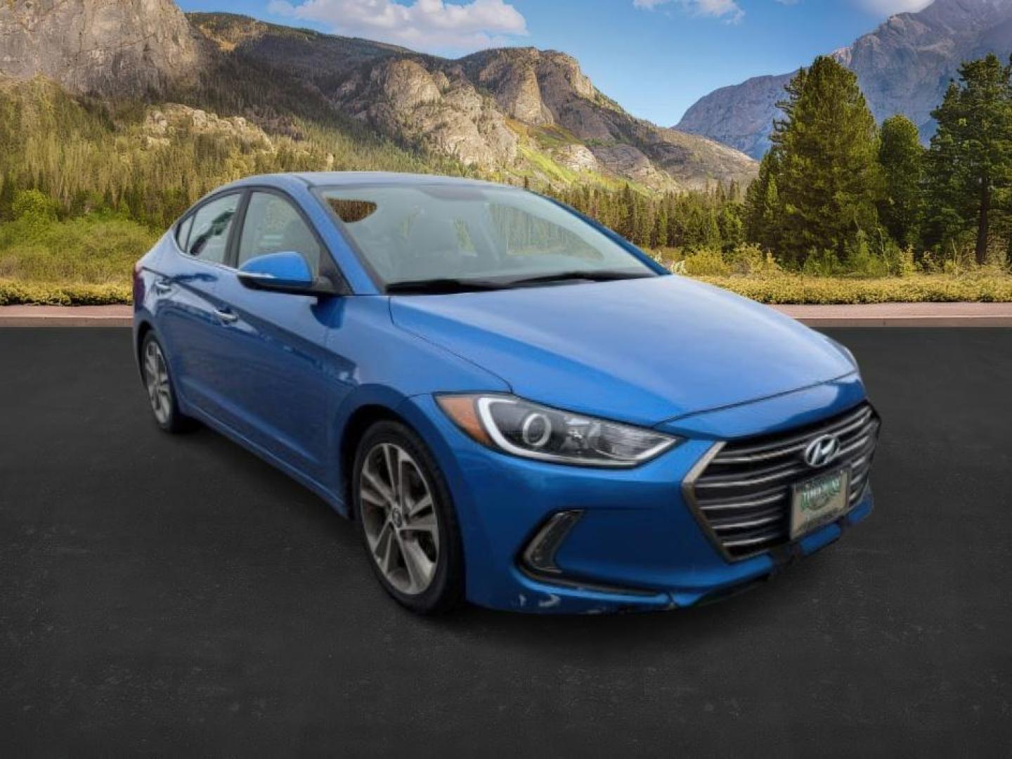 2017 Electric Blue /Black Hyundai Elantra (5NPD84LF4HH) with an Nu 2L I-4 DOHC engine, Automatic transmission, located at 1175 N Woodruff Ave, Idaho Falls, ID, 83401, 43.506901, -111.999657 - At Timberline Auto, finding a great deal on your next vehicle is always easy! Our experienced sales staff's goal is to help find you the right vehicle at the right price! Our knowledgeable finance department has options for almost any credit score. We offer extended service contract options to prote - Photo#7