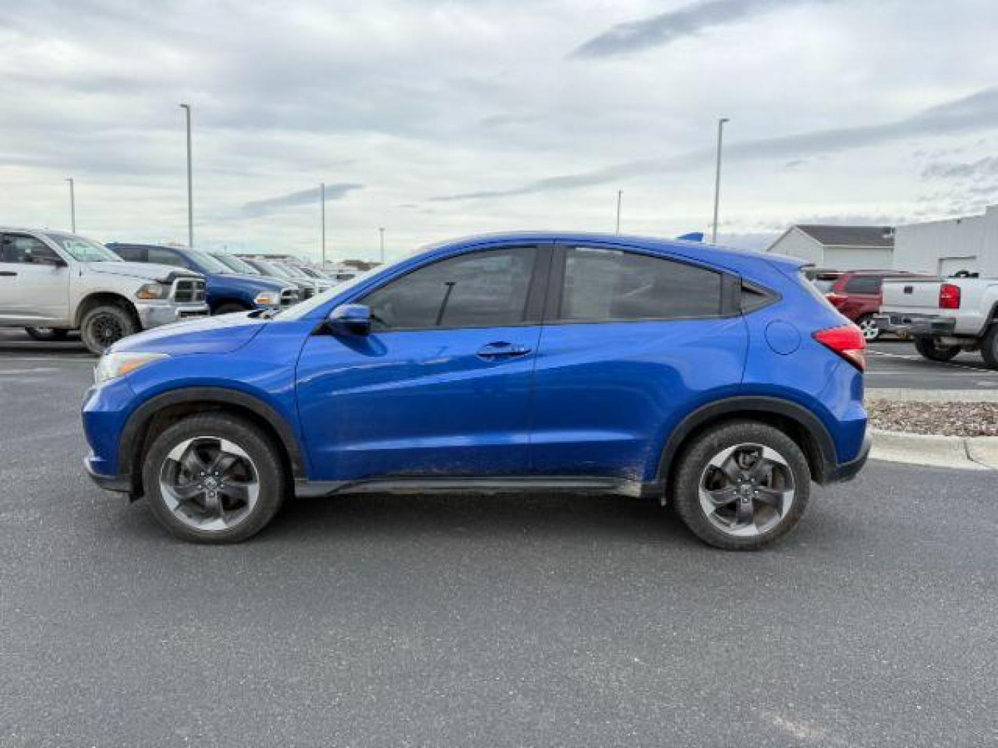 2018 BLUE /Black Honda HR-V (3CZRU6H51JG) with an 18L I-4 variable valve control engine, Automatic transmission, located at 1175 N Woodruff Ave, Idaho Falls, ID, 83401, 43.506901, -111.999657 - At Timberline Auto, finding a great deal on your next vehicle is always easy! Our experienced sales staff's goal is to help find you the right vehicle at the right price! Our knowledgeable finance department has options for almost any credit score. We offer extended service contract options to prote - Photo#1