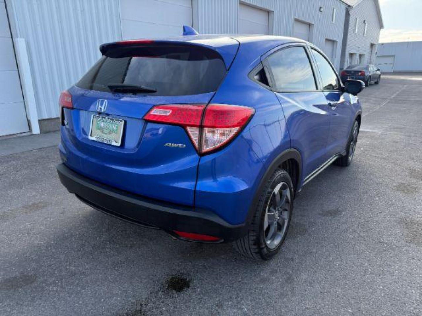 2018 BLUE /Black Honda HR-V (3CZRU6H51JG) with an 18L I-4 variable valve control engine, Automatic transmission, located at 1175 N Woodruff Ave, Idaho Falls, ID, 83401, 43.506901, -111.999657 - At Timberline Auto, finding a great deal on your next vehicle is always easy! Our experienced sales staff's goal is to help find you the right vehicle at the right price! Our knowledgeable finance department has options for almost any credit score. We offer extended service contract options to prote - Photo#30
