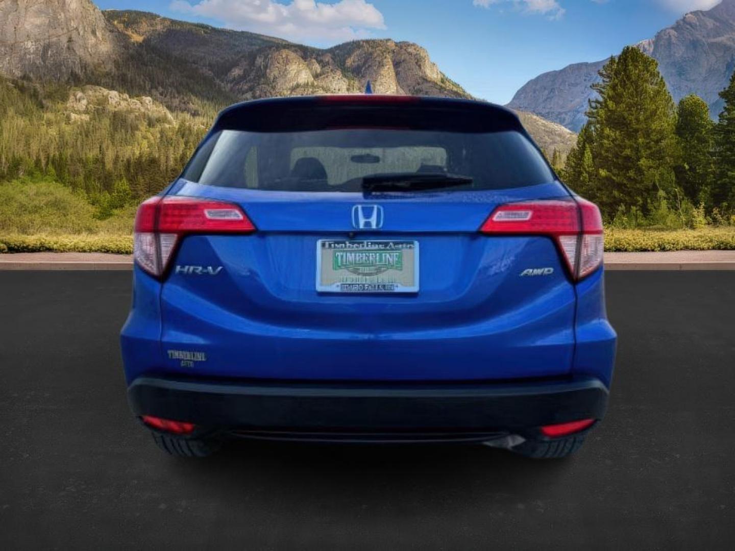 2018 BLUE /Black Honda HR-V (3CZRU6H51JG) with an 18L I-4 variable valve control engine, Automatic transmission, located at 1175 N Woodruff Ave, Idaho Falls, ID, 83401, 43.506901, -111.999657 - At Timberline Auto, finding a great deal on your next vehicle is always easy! Our experienced sales staff's goal is to help find you the right vehicle at the right price! Our knowledgeable finance department has options for almost any credit score. We offer extended service contract options to prote - Photo#3