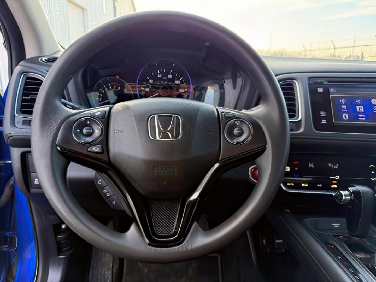 2018 BLUE /Black Honda HR-V (3CZRU6H51JG) with an 18L I-4 variable valve control engine, Automatic transmission, located at 1175 N Woodruff Ave, Idaho Falls, ID, 83401, 43.506901, -111.999657 - At Timberline Auto, finding a great deal on your next vehicle is always easy! Our experienced sales staff's goal is to help find you the right vehicle at the right price! Our knowledgeable finance department has options for almost any credit score. We offer extended service contract options to prote - Photo#14