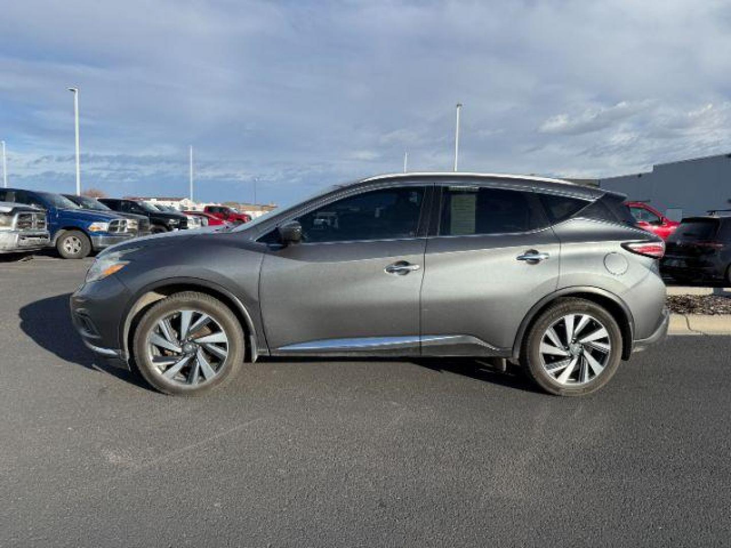 2017 GRAY /Graphite Nissan Murano (5N1AZ2MH4HN) with an 35L V-6 DOHC engine, Automatic transmission, located at 1175 N Woodruff Ave, Idaho Falls, ID, 83401, 43.506901, -111.999657 - At Timberline Auto, finding a great deal on your next vehicle is always easy! Our experienced sales staff's goal is to help find you the right vehicle at the right price! Our knowledgeable finance department has options for almost any credit score. We offer extended service contract options to prote - Photo#1