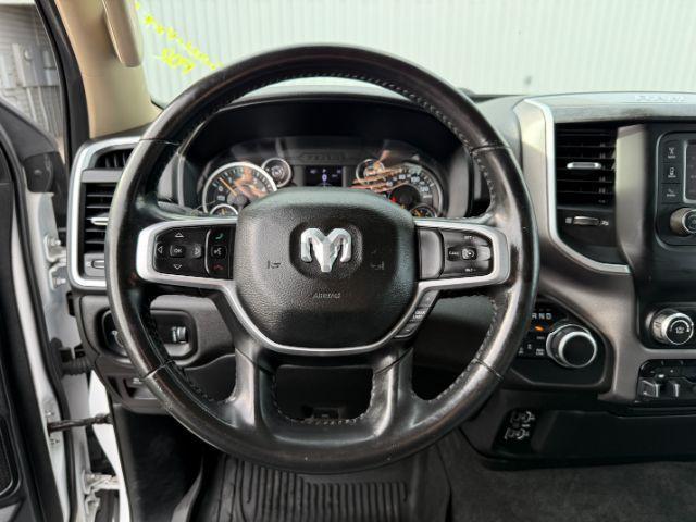 2020 Bright White Clearcoat /Diesel Gray/Black Ram 1500 (1C6SRFFT1LN) with an HEMI 57L V-8 variable valve control engine, Automatic transmission, located at 1175 N Woodruff Ave, Idaho Falls, ID, 83401, 43.506901, -111.999657 - At Timberline Auto, finding a great deal on your next vehicle is always easy! Our experienced sales staff's goal is to help find you the right vehicle at the right price! Our knowledgeable finance department has options for almost any credit score. We offer extended service contract options to prote - Photo#38