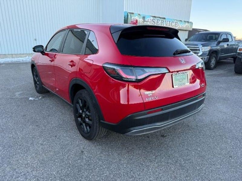 2024 Milano Red /Black Honda HR-V Sport (3CZRZ2H52RM) with an 4 Cyl, 2.0L engine, CVT transmission, located at 1175 N Woodruff Ave, Idaho Falls, ID, 83401, 43.506901, -111.999657 - <b>Vehicle Details</b><br>Turn heads and enjoy everyday versatility in this pre-owned 2024 Honda HR-V Sport, now available in Idaho Falls, ID. With 43,514 miles, this stylish crossover delivers the modern design, smart functionality, and reliable performance drivers want in a compact SUV. Powered by- Photo#2