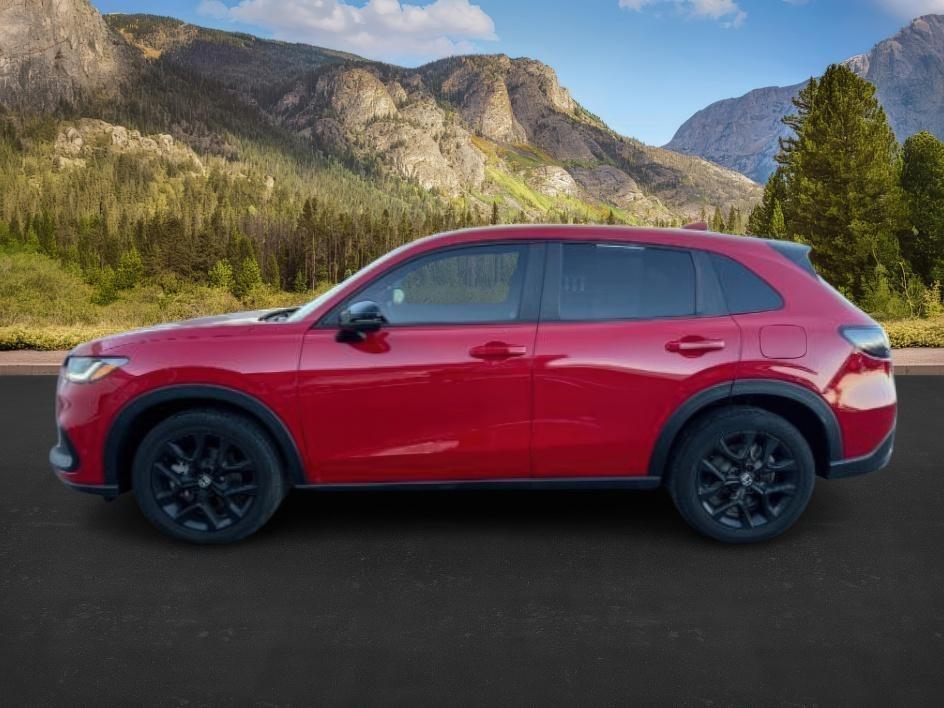 2024 RED /Black Honda HR-V (3CZRZ2H52RM) with an 2L I-4 gasoline direct injection engine, Automatic transmission, located at 1175 N Woodruff Ave, Idaho Falls, ID, 83401, 43.506901, -111.999657 - 2024 Honda HR-V with 2.0L 4-cylinder engine and CVT automatic transmission. Compact SUV offering efficient performance, smooth ride, and easy handling. Features include Bluetooth connectivity, touchscreen infotainment system, USB ports, and rearview camera. Honda Sensing safety suite includes lane k- Photo#1